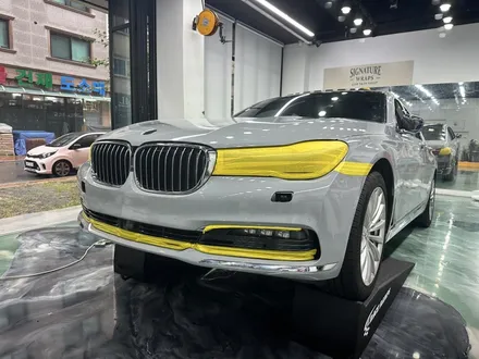 동탄 bmw 7시리즈 740 3m 쿨그레이 전체랩핑 루프스킨 시공 / 수원시 영통구 매탄동