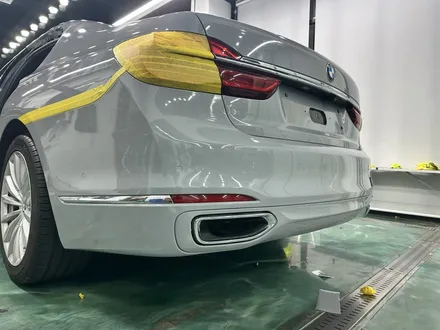 동탄 bmw 7시리즈 740 3m 쿨그레이 전체랩핑 루프스킨 시공 / 수원시 영통구 매탄동