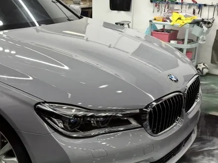 동탄 bmw 7시리즈 740 3m 쿨그레이 전체랩핑 루프스킨 시공 / 수원시 영통구 매탄동