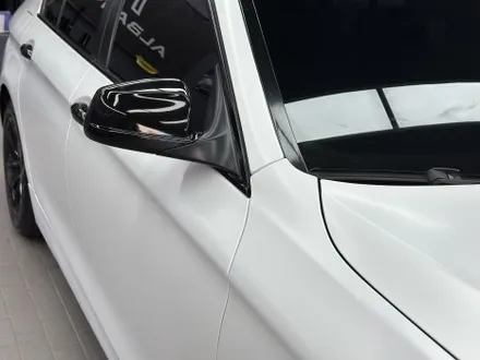 사틴 화이트 bmw 5시리즈 랩핑 / 수원시 영통구 매탄동