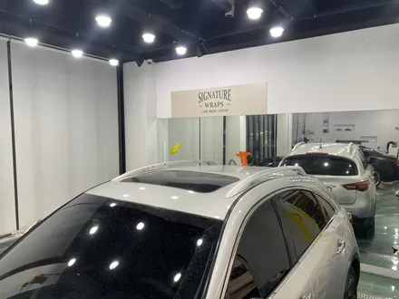 인피니티QX70S 변색된 크롬 루프렉 랩핑으로 해결 / 수원시 영통구 매탄동