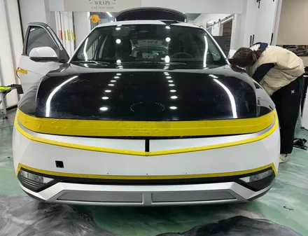 수원랩핑_카카오택시 아이오닉5 랩핑. 모범택시 만들기!! / 수원시 영통구 매탄동