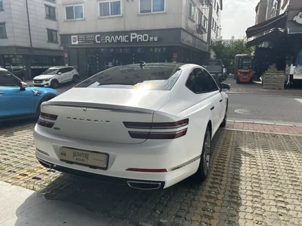 [수원랩핑]에이버리 사틴화이트 제네시스 G80랩핑 / 수원시 영통구 매탄동