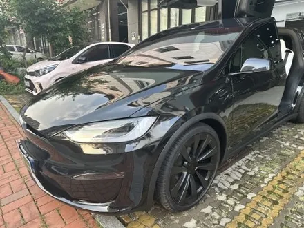 테슬라 Model x 유광 제트블랙 랩핑! 도어 안쪽까지 색상변경!! / 수원시 영통구 매탄동