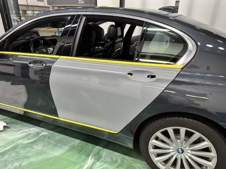 동탄 bmw 7시리즈 740 3m 쿨그레이 전체랩핑 루프스킨 시공 / 수원시 영통구 매탄동
