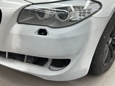 사틴 화이트 bmw 5시리즈 랩핑 / 수원시 영통구 매탄동