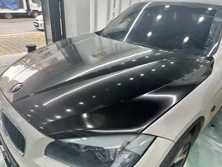[수원랩핑] bmw x1 본넷 카본랩핑 시공_BMW랩핑 / 수원시 영통구 매탄동