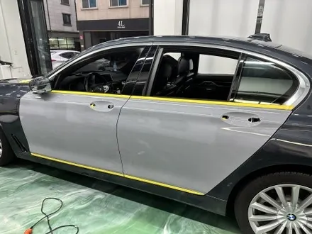 동탄 bmw 7시리즈 740 3m 쿨그레이 전체랩핑 루프스킨 시공 / 수원시 영통구 매탄동