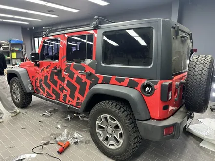 지프 랭글러 루비콘 데칼 랩핑으로 개성 있게 만들기 / 수원시 영통구 매탄동