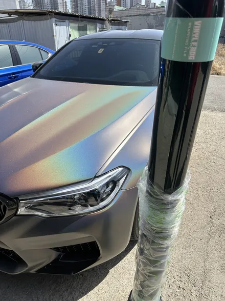 영종도 랩핑 BMW M5 비닐프로그 고틀랜드그린으로 옷갈아 입어 보자/인천고광택랩핑/ / 인천 중산동