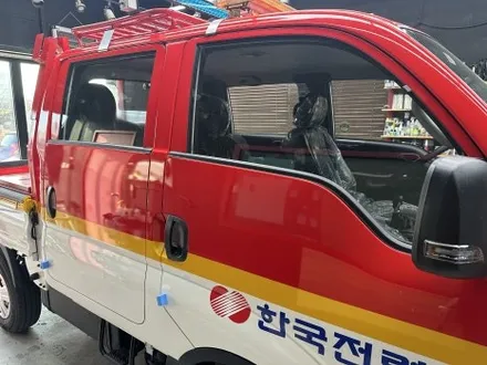 영종도 관공서 차량 썬팅 시공점 한국전력(한전) 봉고3 글라스틴트 로데 필름 작업 / 인천 중산동
