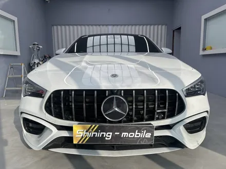 영종도 랩핑 벤츠CLA45AMG 부분랩핑으로 깔끔하게 / 인천 중산동