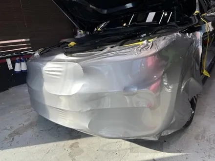 영종도 랩핑 BMW G11 7시리즈 / 비닐프로그유니콘실버/글라스틴트 레이니블루 썬팅/ 크롬죽이기 / 인천 중산동