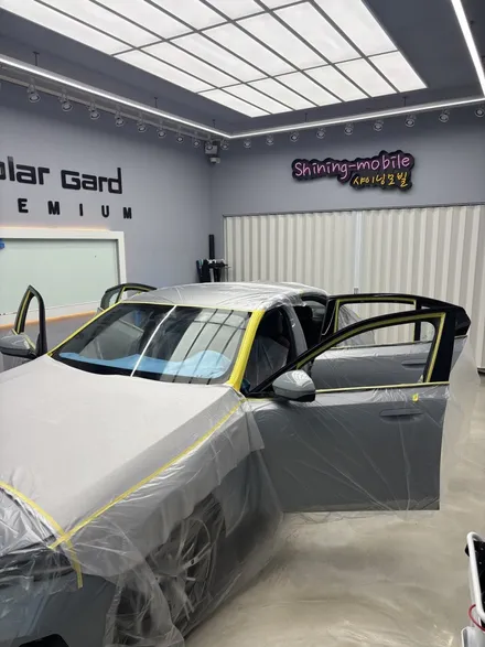 영종도 BMW 530i (G60) 레이니블루와 함께하는 신차 썬팅 패키지 / 인천 중산동