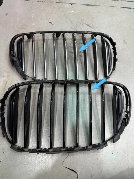 영종도 랩핑 BMW G11 7시리즈 / 비닐프로그유니콘실버/글라스틴트 레이니블루 썬팅/ 크롬죽이기 / 인천 중산동