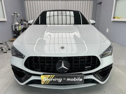 영종도 랩핑 벤츠CLA45AMG 부분랩핑으로 깔끔하게 / 인천 중산동