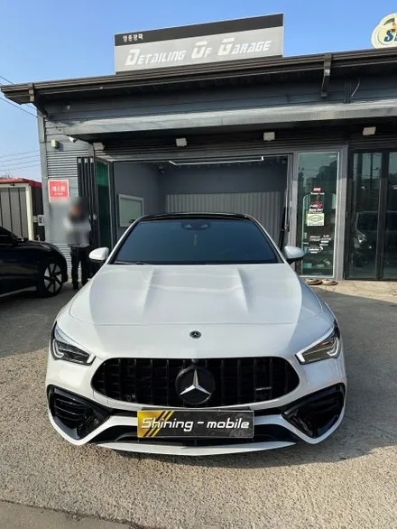 영종도 랩핑 벤츠CLA45AMG 부분랩핑으로 깔끔하게 / 인천 중산동