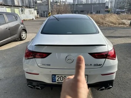 영종도 랩핑 벤츠CLA45AMG 부분랩핑으로 깔끔하게 / 인천 중산동