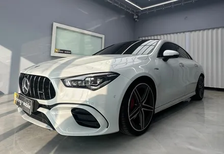 영종도 랩핑 벤츠CLA45AMG 부분랩핑으로 깔끔하게 / 인천 중산동