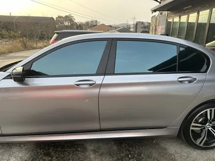 영종도 랩핑 BMW G11 7시리즈 / 비닐프로그유니콘실버/글라스틴트 레이니블루 썬팅/ 크롬죽이기 / 인천 중산동