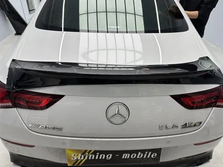영종도 랩핑 벤츠CLA45AMG 부분랩핑으로 깔끔하게 / 인천 중산동
