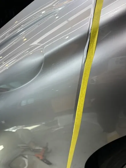 영종도 랩핑 BMW G11 7시리즈 / 비닐프로그유니콘실버/글라스틴트 레이니블루 썬팅/ 크롬죽이기 / 인천 중산동
