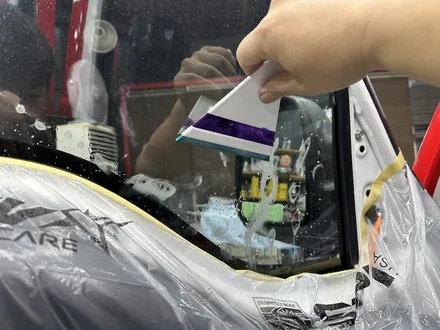영종도 관공서 차량 썬팅 시공점 한국전력(한전) 봉고3 글라스틴트 로데 필름 작업 / 인천 중산동