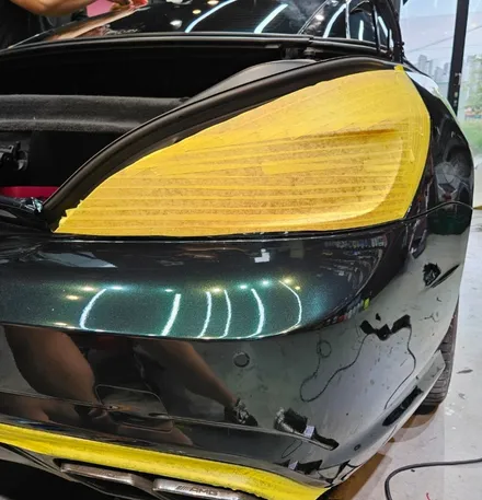 벤츠SL63AMG 전체랩핑 PPF필름 제거 후 영종도 랩핑으로 변신! / 인천 중산동