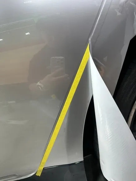 영종도 랩핑 BMW G11 7시리즈 / 비닐프로그유니콘실버/글라스틴트 레이니블루 썬팅/ 크롬죽이기 / 인천 중산동