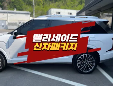 김포신차패키지 팰리세이드 신차검수 후 썬팅까지 시공 / 경기 김포