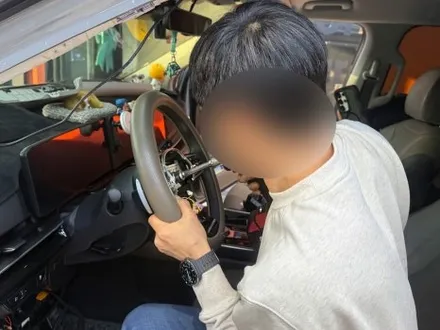카니발 정전식 핸들 교체했습니다 / 경기 김포