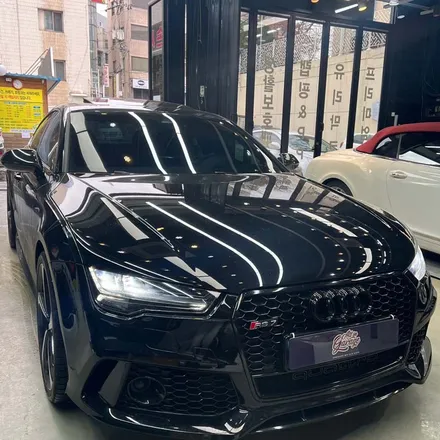 [올인게러지] 아우디 RS7 신형핸들교체 , 신형R8카본핸들 . 4버튼 . 신형컨버젼 / 서울 용산 중구