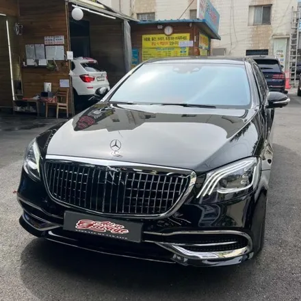 벤츠 W222 S600 마이바흐  최신형 마이바흐핸들 교체작업기 업그레이드된 실내 / 서울 용산 중구