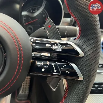 [올인게러지] 벤츠W205 c클래스 C43AMG / 신형AMG핸들 교체 작업 / 벤츠잠자리핸들 / AMG카본핸들 / 서울 용산 중구