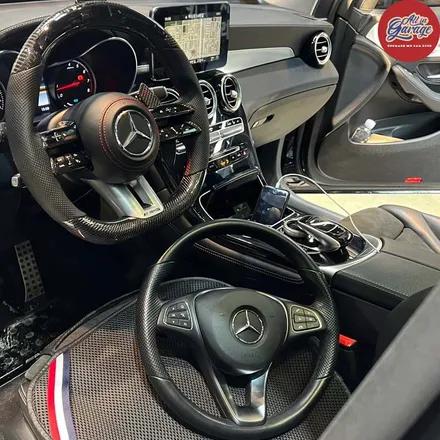 [올인게러지] W253 벤츠 GLC350E / 신형AMG핸들 교체 / 벤츠카본핸들 / LED퍼포먼스핸들 / 서울 용산 중구