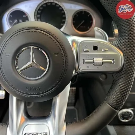 벤츠 GLK220 CDI 신형 AMG핸들 교체  19-20 D컷핸들 순정레트로핏 신형개조 / 서울 용산 중구