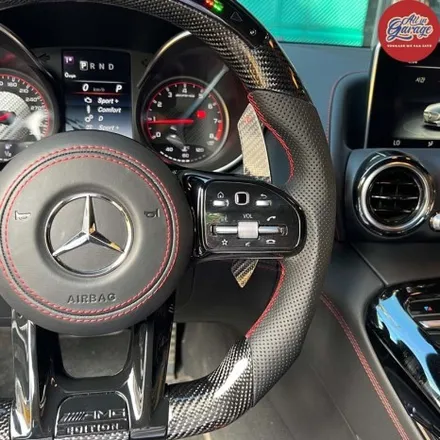 벤츠 AMG GTS 에디션1 모델  AMG핸들 LED퍼포먼스 카본D컷핸들 장착 / 서울 용산 중구
