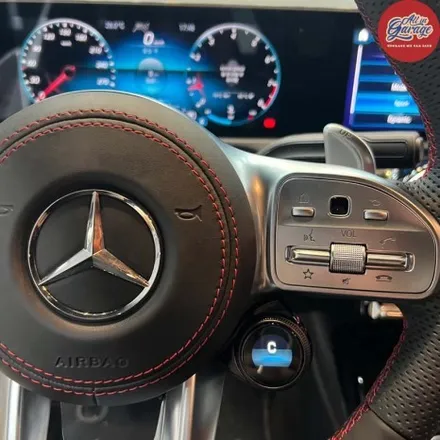 벤츠 W177 A45amg AMG핸들 + 어질리티셀렉트 교체 순정레트로핏 실내의 변화 기능업그레이드 / 서울 용산 중구
