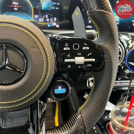 벤츠 C118 CLA45S amg AMG카본D컷핸들교체 ,  실내의 변화 기능업그레이드 / 서울 용산 중구