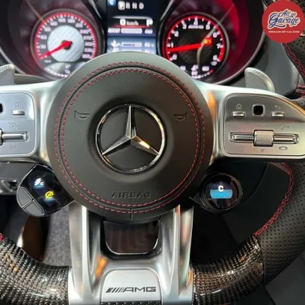 벤츠 AMG GT 2도어   AMG핸들 LED퍼포먼스 카본D컷핸들 장착 및 순정 어질리티셀렉트 이식 / 서울 용산 중구