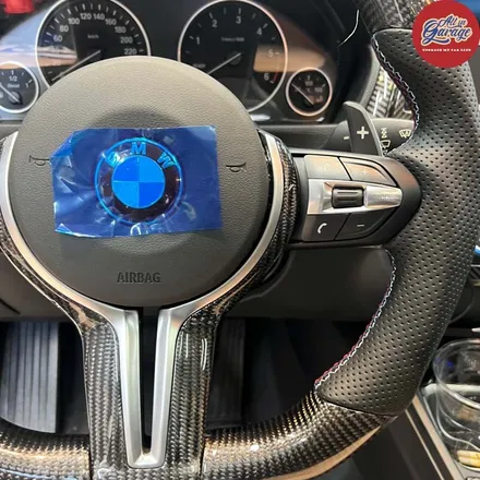 BMW F30 3시리즈 320D M카본핸들 교체 , 퍼포먼스 실내튜닝 / 서울 용산 중구