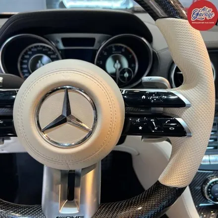 벤츠 r231 SL63AMG 신형AMG핸들 카본 베이지잠자리 AMG잠자리핸들 컨버젼 / 서울 용산 중구