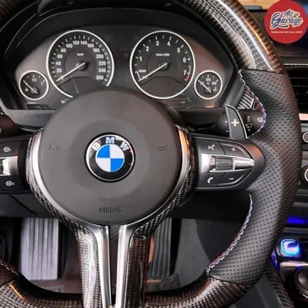 BMW F30 3시리즈 320i , M카본핸들 교체 / 서울 용산 중구