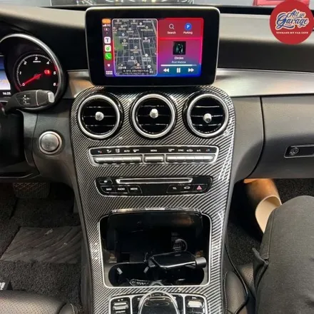 벤츠 W205 C220D / 신형벤츠AMG핸들 교체작업 및 무선카플레이 활성화 작업 / AMG핸들 / 서울 용산 중구