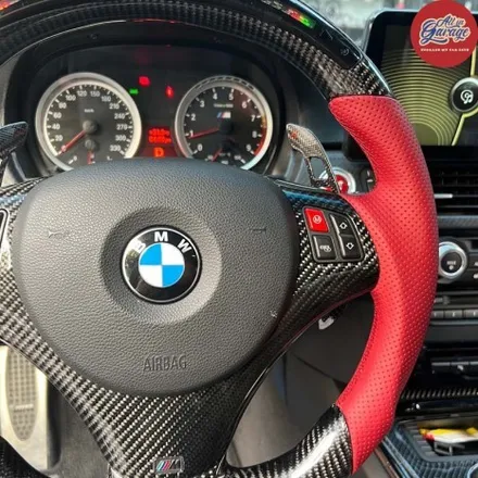 BMW E92 M3 / M카본D컷LED퍼포먼스핸들 교체작업 / 서울 용산 중구