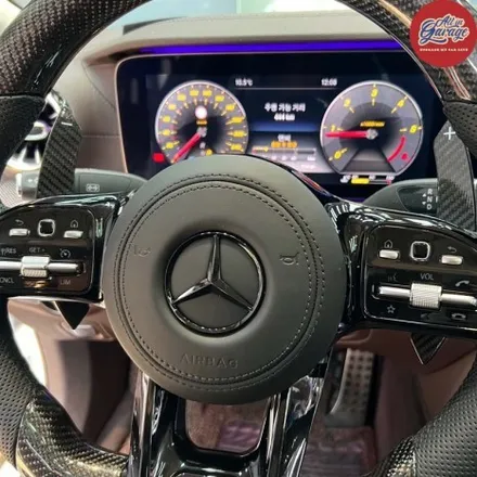 벤츠C257 CLS300D / 1920 벤츠 AMG핸들 카본D컷 교체 / 서울 용산 중구