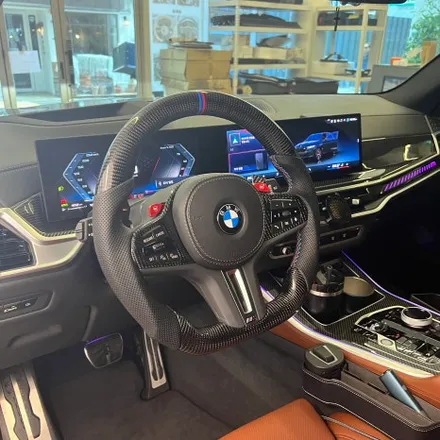 BMW G05 X5 M60I 카본핸들 교체했습니다 D컷의 스포티한 그립감 / 서울 용산 중구