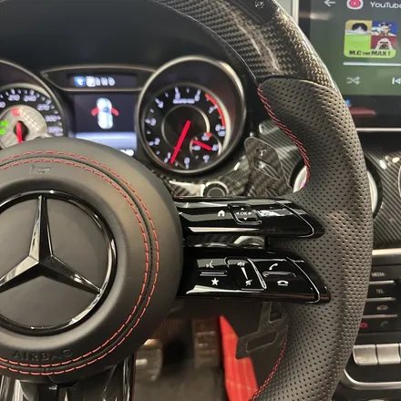 [올인게러지] 벤츠 W176 A45AMG 최신형 잠자리 카본핸들 LED퍼포먼스 마그네틱패들쉬프트까지 끝판왕입니다 / 서울 용산 도원동