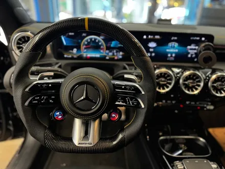 벤츠 CLA45S AMG 잠자리카본핸들 D컷 교체 어질리티셀렉트 신형VER 활성화 / 서울 용산 도원동