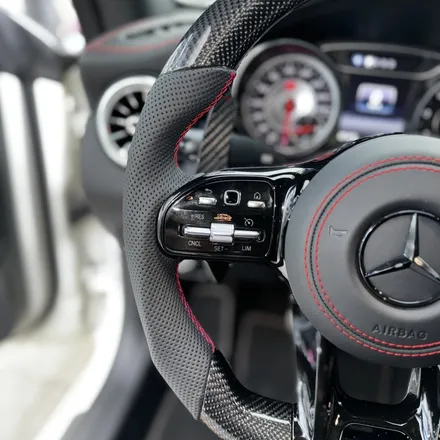[올인게러지] 벤츠 A45AMG 신형 올블랙 AMG카본핸들 레드라인 포인트 튜닝 완성! / 서울 용산 도원동